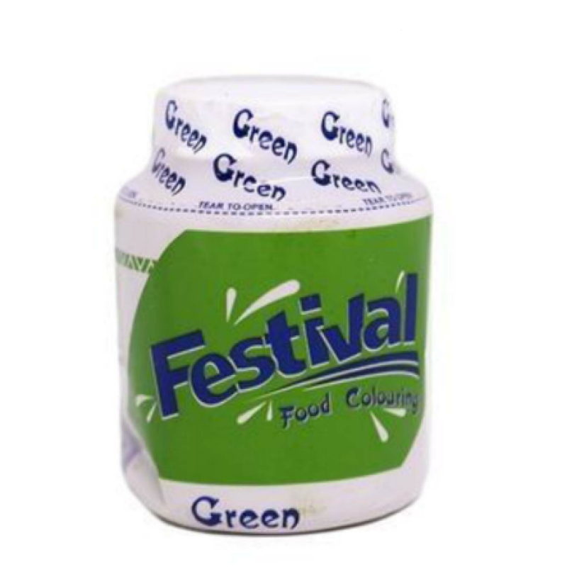 FESTIVAL FOOD COLOUR GREEN  10g 