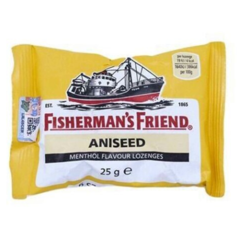 FISHERMAN'S FRIEND ANISEED MENTHOL FLAVOUR LOZENGES 25G  