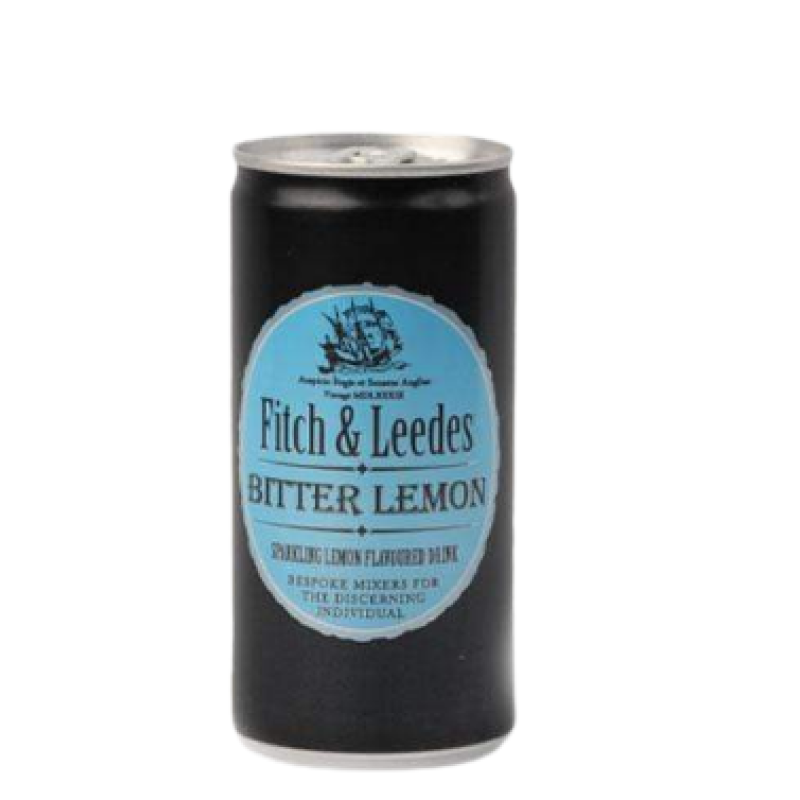 FITCH & LEEDES BITTER LEMON 200ML CAN