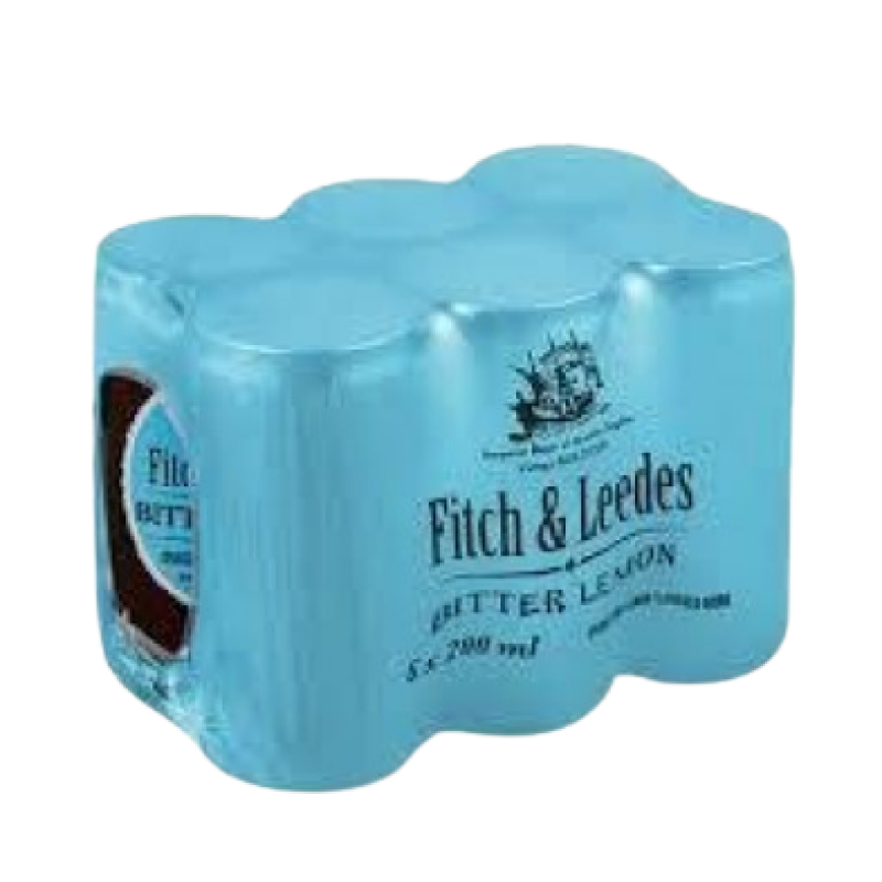 FITCH & LEEDES BITTER LEMON 6PACK CAN