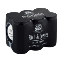 FITCH & LEEDES CLUB SODA 6PACK CAN