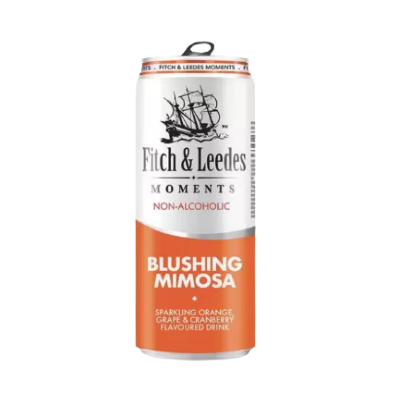 FITCH AND LEEDES MOMENTS BLUSHING MIMOSA 330ML (NON-ALCOHOLIC)