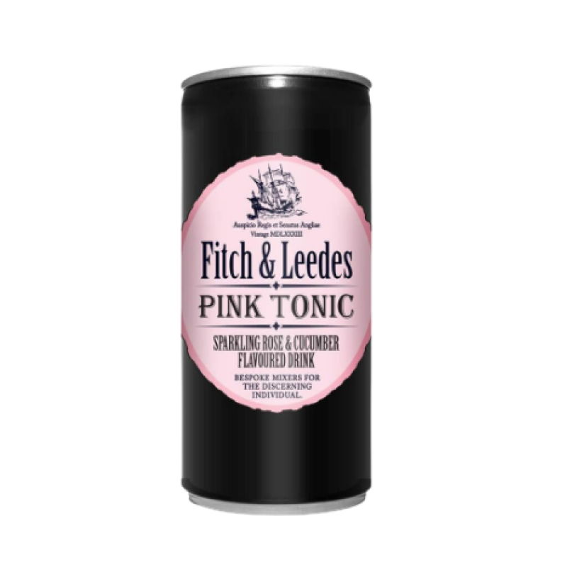 FITCH & LEEDES PINK TONIC 200ML CAN