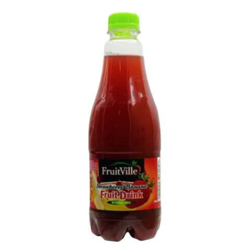 FRUITVILLE STRAWBERRY AND BANANA 500ML