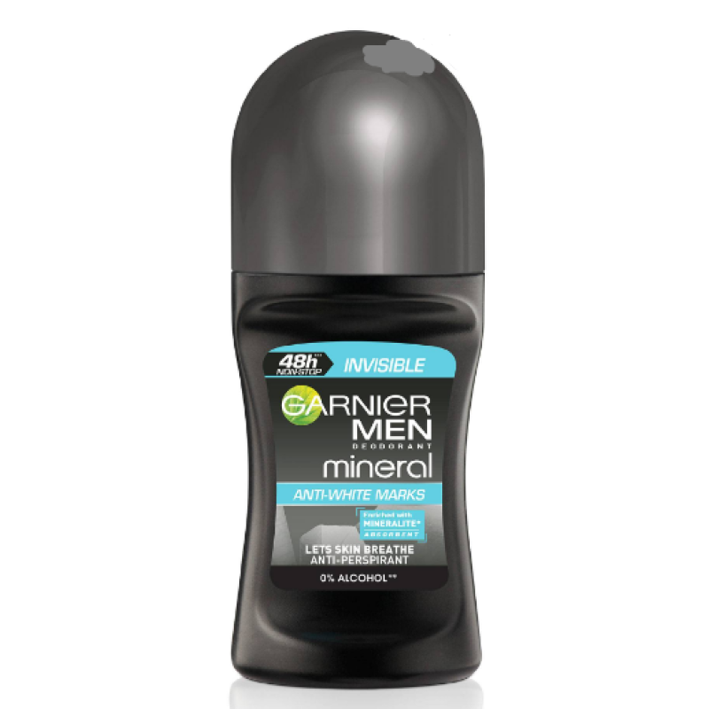 GARNIER MEN MINERAL ANTI-WHITE MARKS ROLL ON 50ML