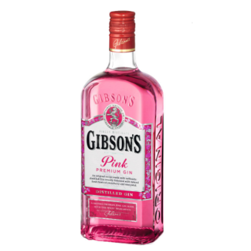 GIBSONS PINK GIN 750ml