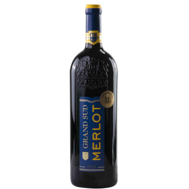 GRAND SUD MERLOT RED WINE 1L 