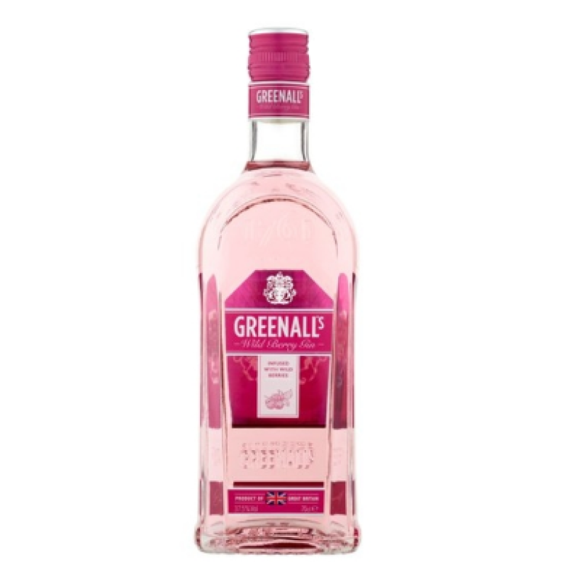 GREENALLS WILD BERRY GIN PINK  70cl