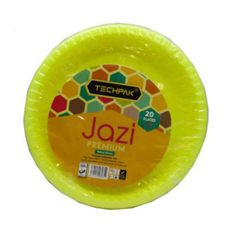 JAZI PLATES  9 YELLOW