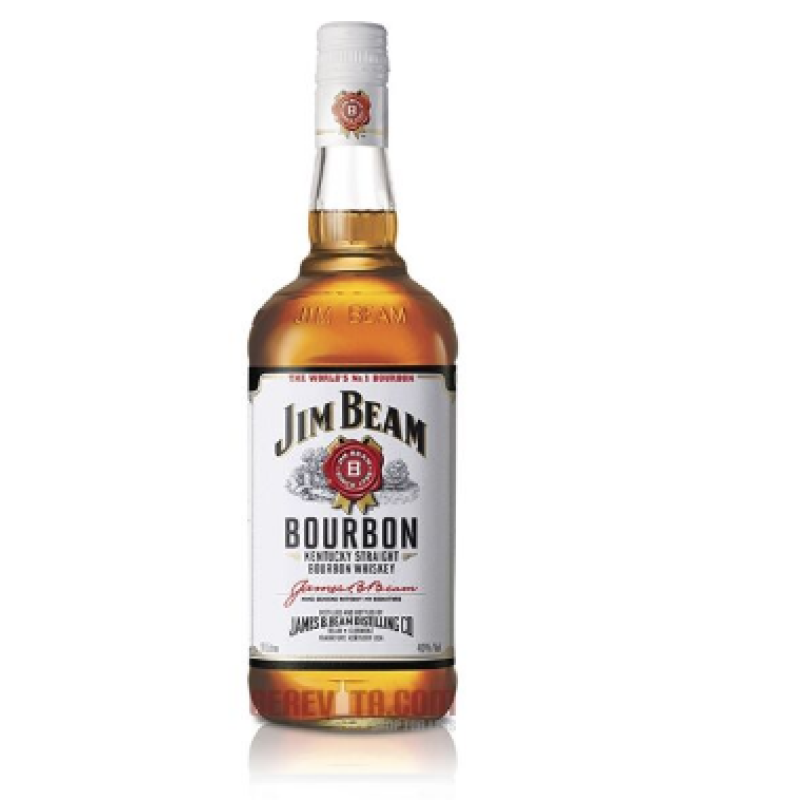 JIM BEAM WHITE LABEL WHISKY 1L 