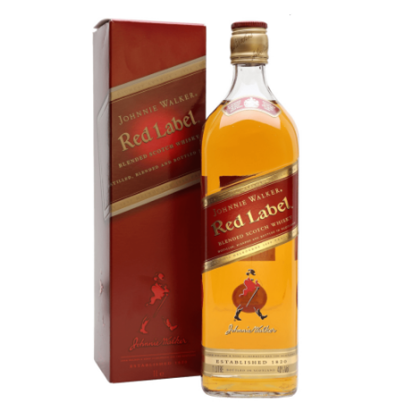 JOHNNIE WALKER RED LABEL WHISKY 1L 