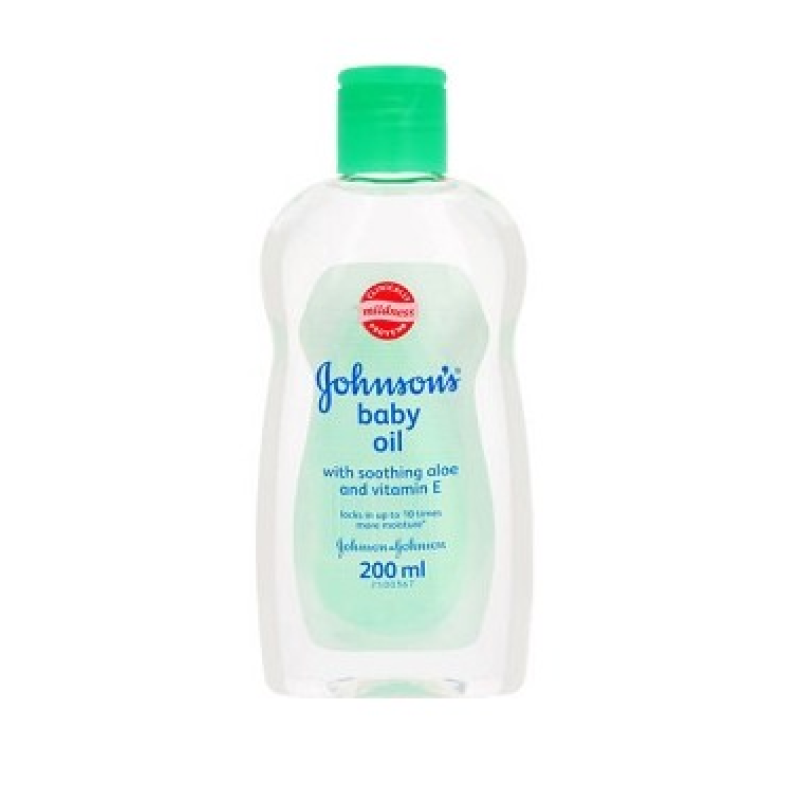 JOHNSON'S BABY OIL WITH ALOE VERA 200ML