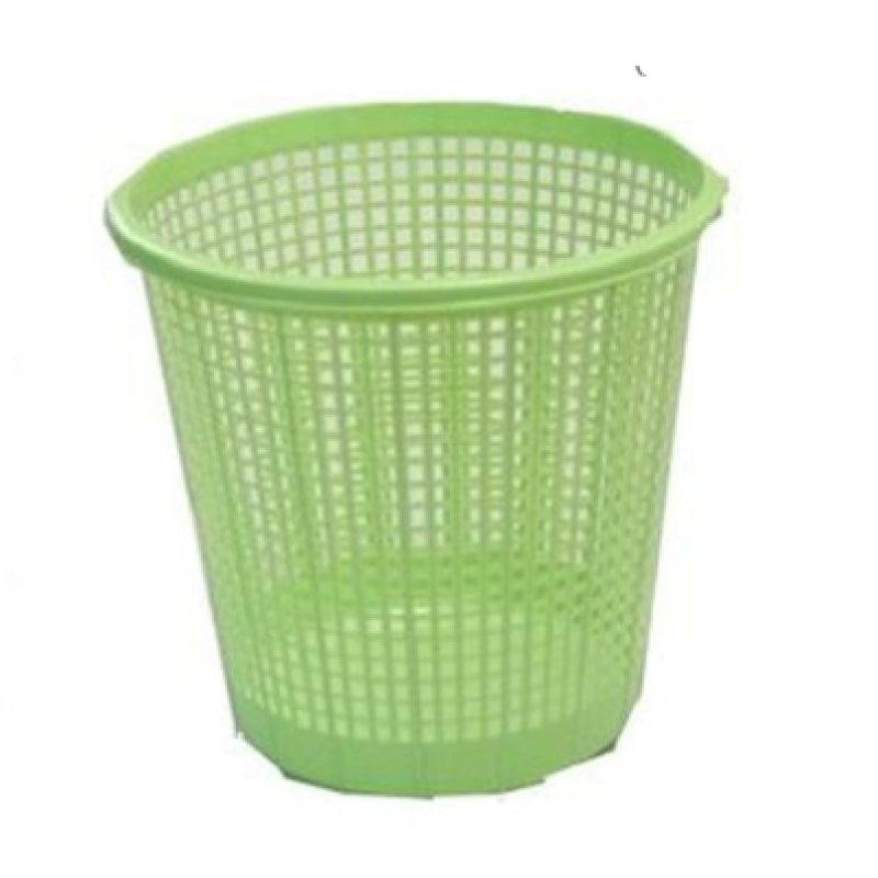 KENPOLY GREEN PLASTIC WASTE PAPER BASKET DUSTBIN