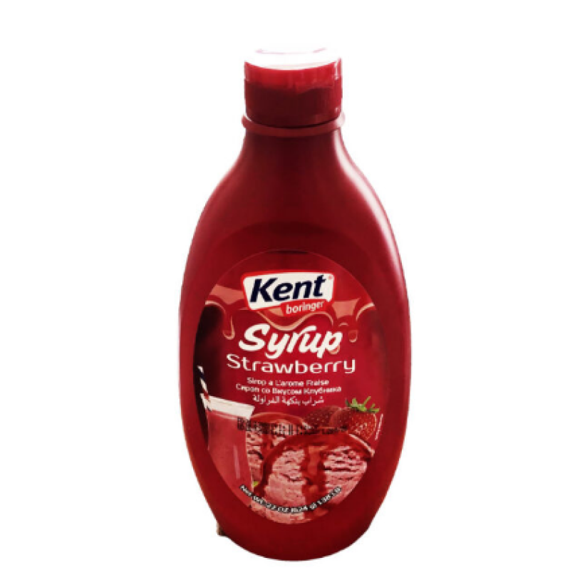 KENT BORINGER STRAWBERRY SYRUP 567G