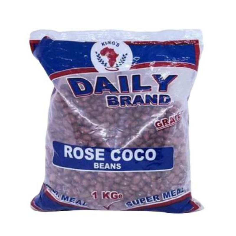 KINGS DAILY BRAND ROSE COCO BEANS 1KG 