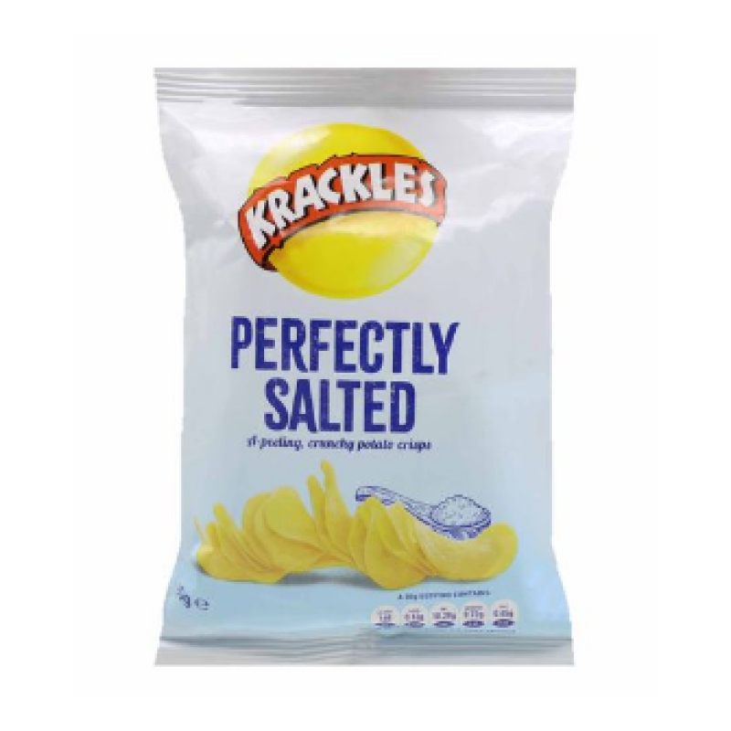 KRACKLES SNACK PERFECTLY SALTED 125G