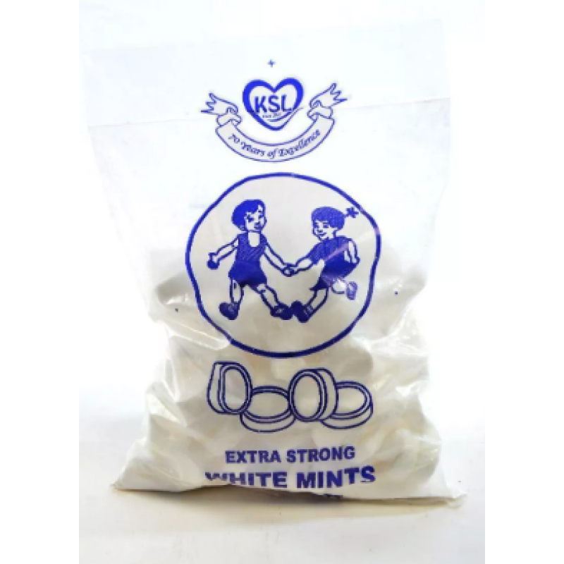 KSL EXTRA STRONG WHITE MINTS  500g 50Pieces 