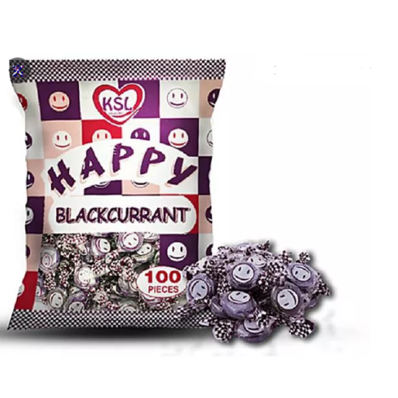 Ksl Happy Blackcurrant 100pieces 