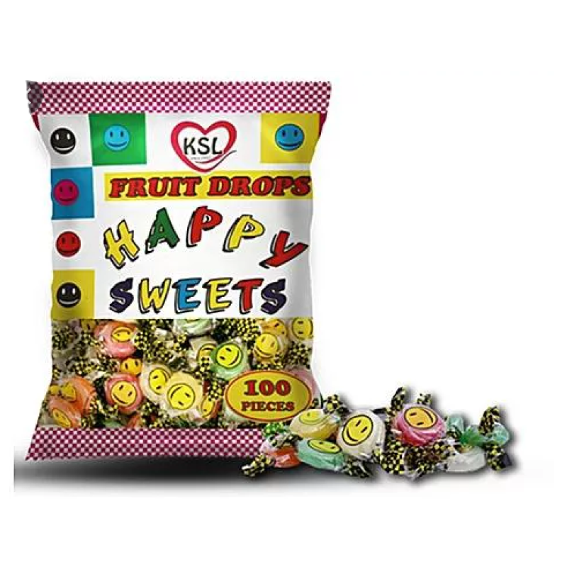 Ksl Happy Fruit Drops 100 Pieces