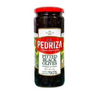 LA PEDRIZA PITTED BLACK OLIVES   340g 