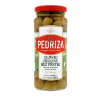 LA PEDRIZA PITTED GREEN OLIVES  340g 