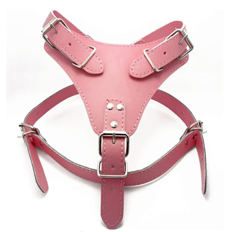 LEATHER DOG HARNESS