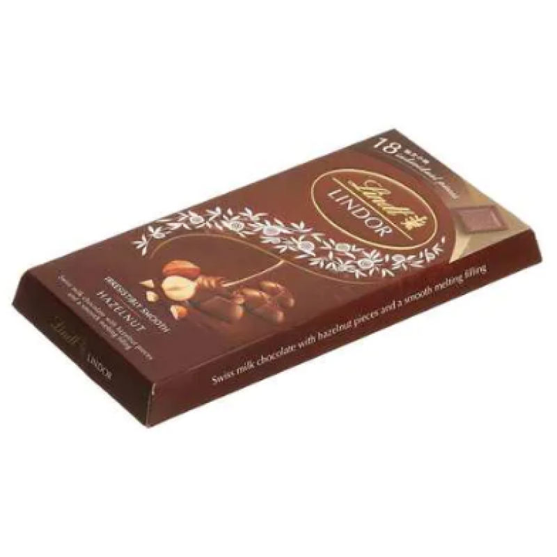 LINDT LINDOR  CHOCO HAZELNUT 100G