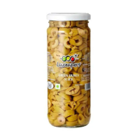 LUXEAPERS SLICED GREEN OLIVES  345g 