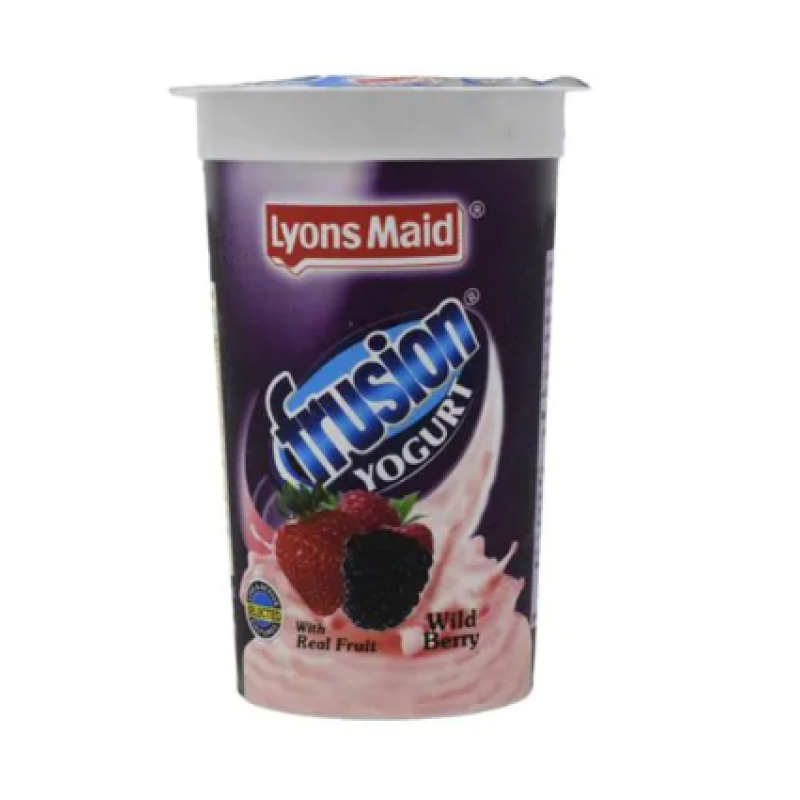 LYONS MAID FRUSION YOGHURT WILD BERRY WITH REAL FRUIT  500ml 