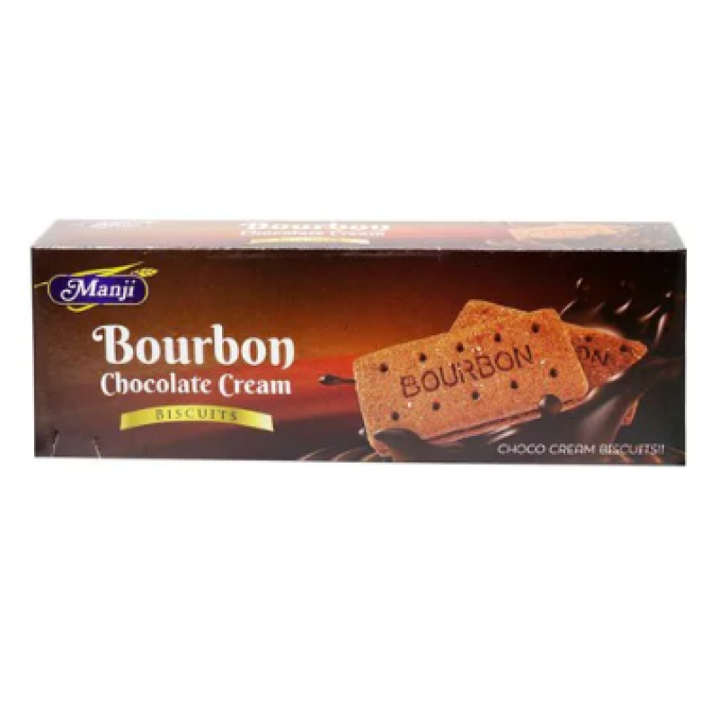 MANJI BOURBON CHOCO CREAM BISCUITS 200G