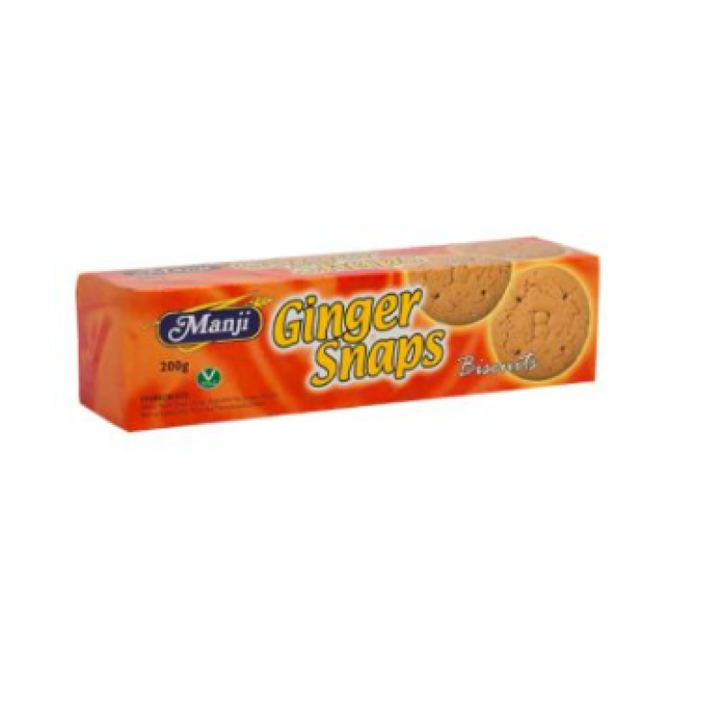 MANJI GINGERNUT 30G CARTON 