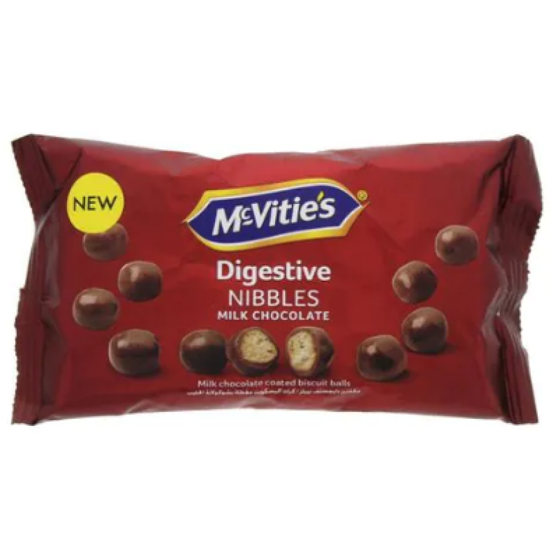 MC VITIES NIBBLES MILK CHOCOLATE  45g