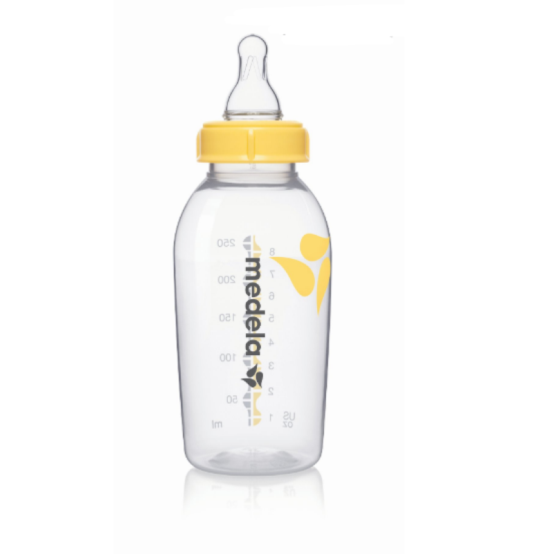 MEDELA BREAST MILK FEEDING BOTTLE WITH TEAT 250ML