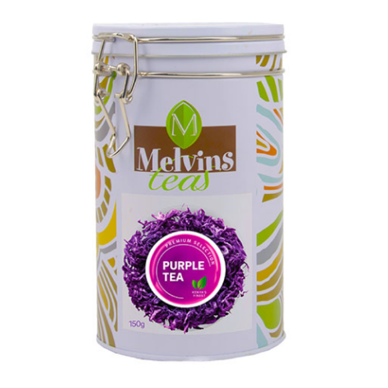 MELVINS PURPLE TEA IN A TIN CADDY 150G 