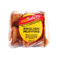 Millbakers English Muffins 300g