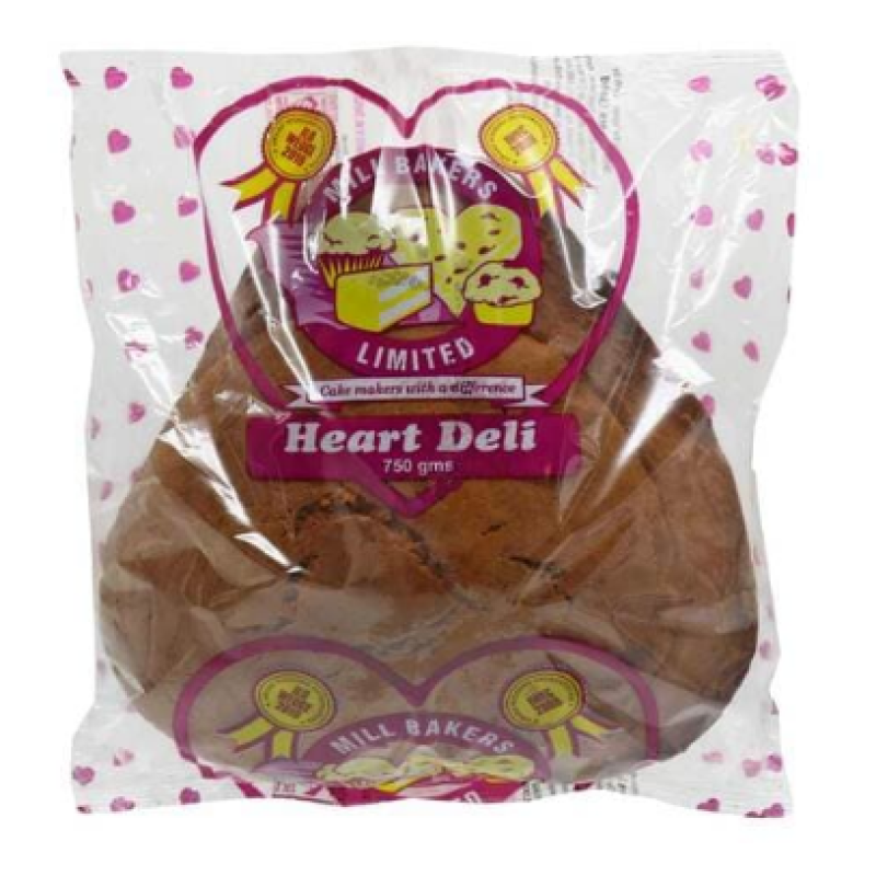 Millbakers Heart Deli Cake 500g