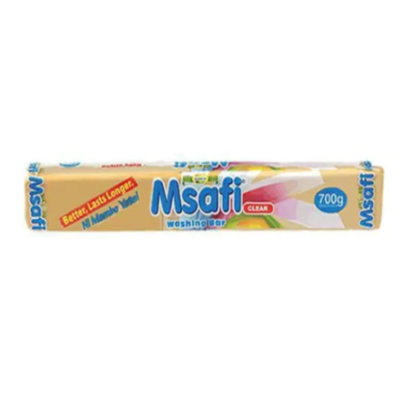 MSAFI LAUNDRY BAR SOAP CLEAR 700G