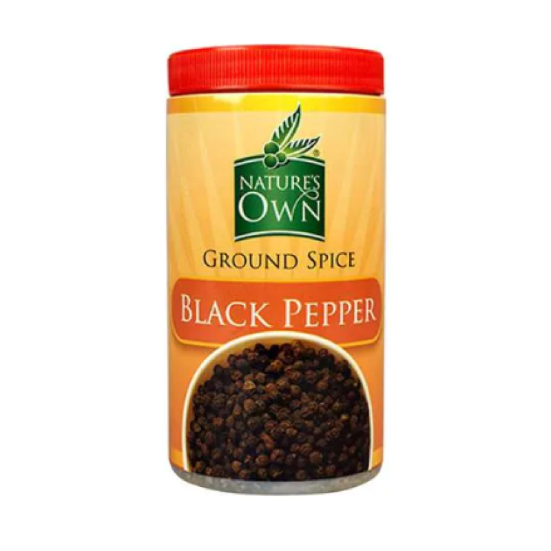 NATURES OWN GROUND BLACK PEPPER 100G