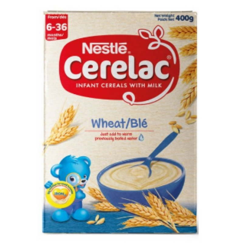 NESTLE CERELAC INFANT CEREALS WITH MILK WHEAT 400G