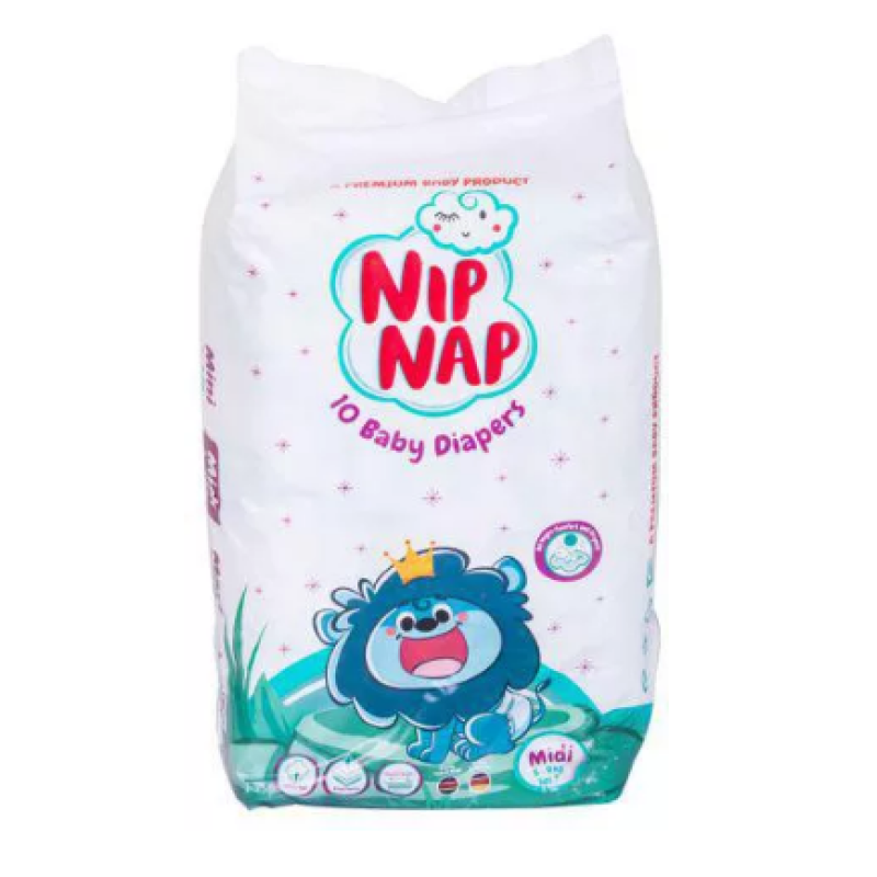 NIPNAP BABY DIAPERS, MIDI 5-9KG SIZE 3