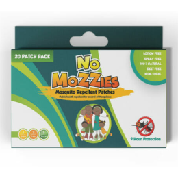 NO MOZZIES 100% NATURAL MOSQUITO REPELLENT PATCHES 20'S