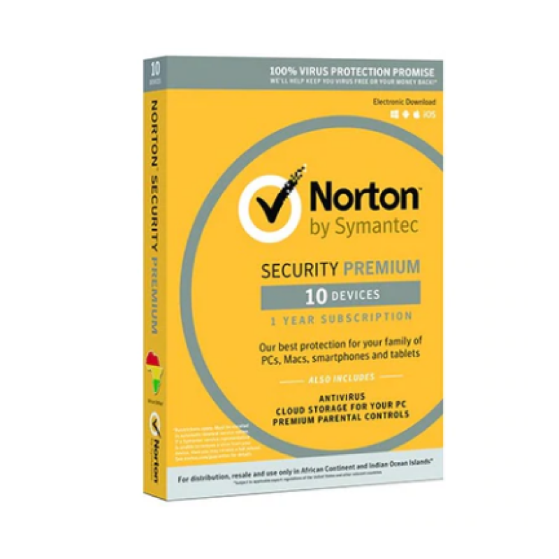 NORTON SECURITY PREMIUM 10 USER ANTIVIRUS