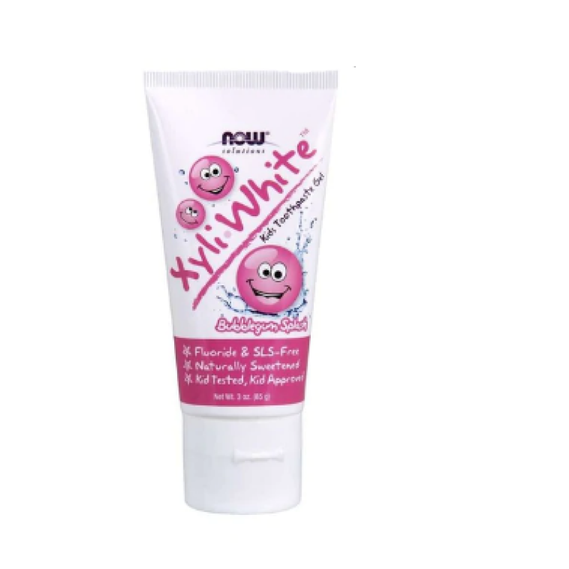 NOW XYLIWHITE KIDS TOOTHPASTE GEL BUBBLEGUM 85GM