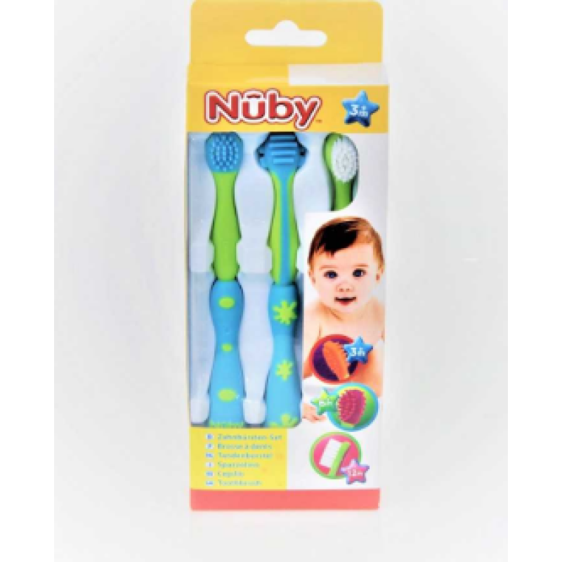 NUBY HEAT SENSI BABY TOOTH BRUSH 2PCS