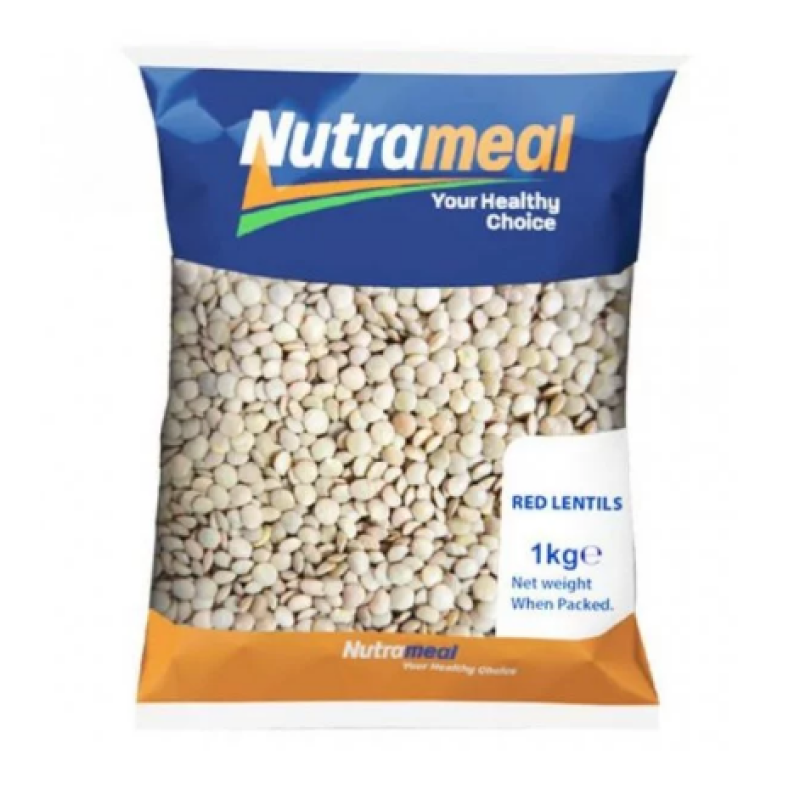 NUTRAMEAL RED LENTILS (MASOOR WHOLE)1KG