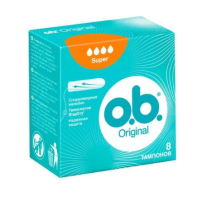 OB TAMPONS SUPER X8 