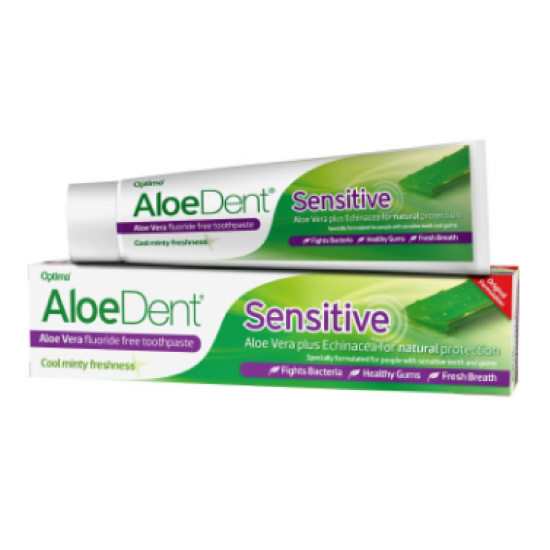 OPTIMA ALOE VERA CHILDRENS TOOTHPASTE SENSITIVE WITH VITAMIN K ECHINACEA AND TEA TREE