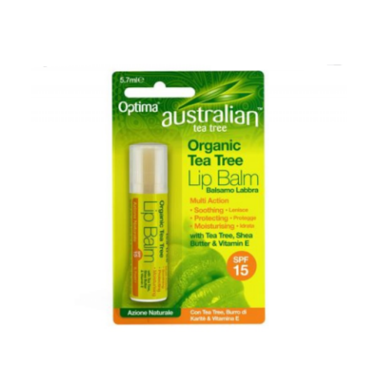 OPTIMA TEA TREE LIP BALM ORGANIC