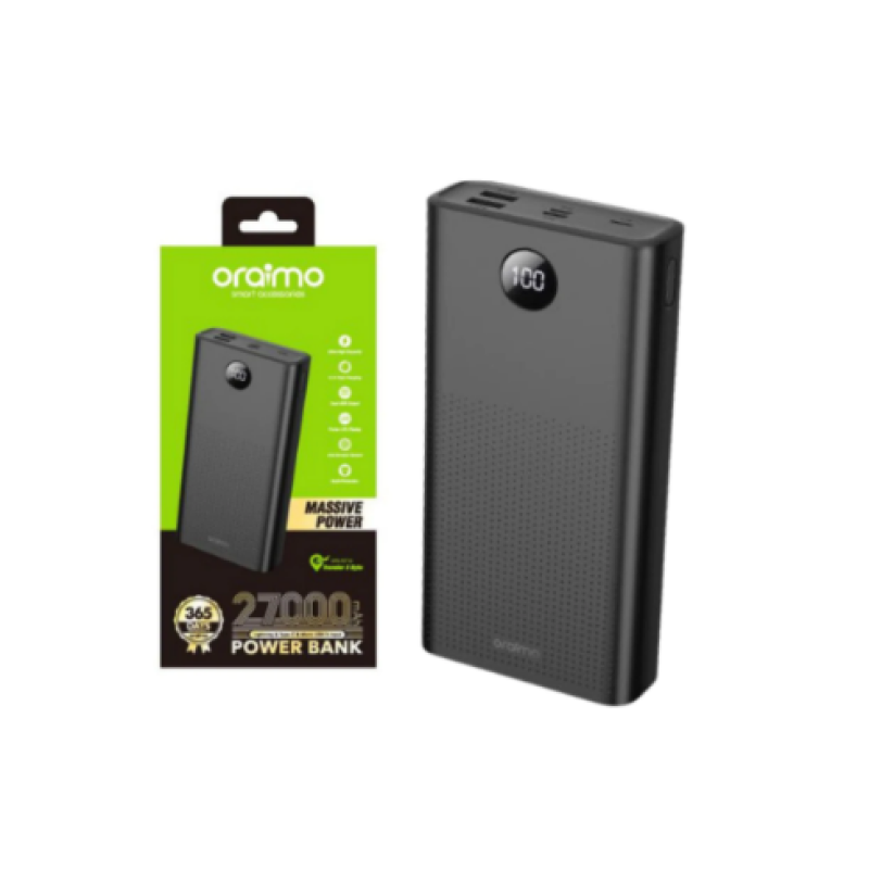 ORAIMO TRAVELER 3-BYTE MASSIVE POWER 27000mAh POWER BANK