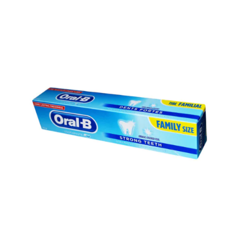 ORAL B STRONG TEETH EXTRA FRESH TOOTHPASTE 140G